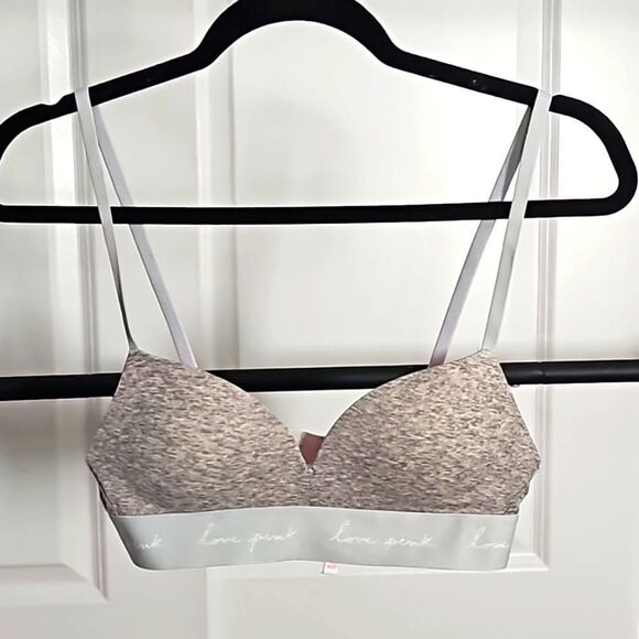 Grey PINK VS Bra never worn size 34A - Picture 2 of 7